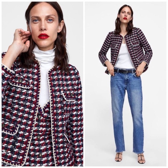 Zara Jackets & Blazers - Zara Tweed Jacket